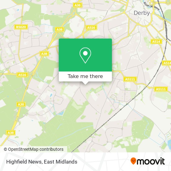 Highfield News map