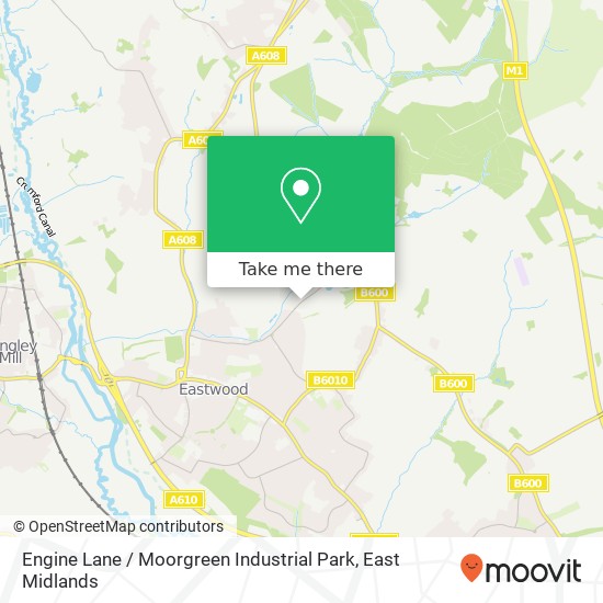 Engine Lane / Moorgreen Industrial Park map