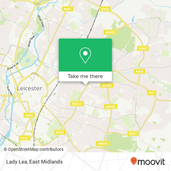 Lady Lea map