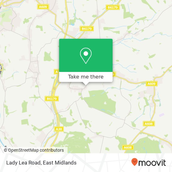 Lady Lea Road map