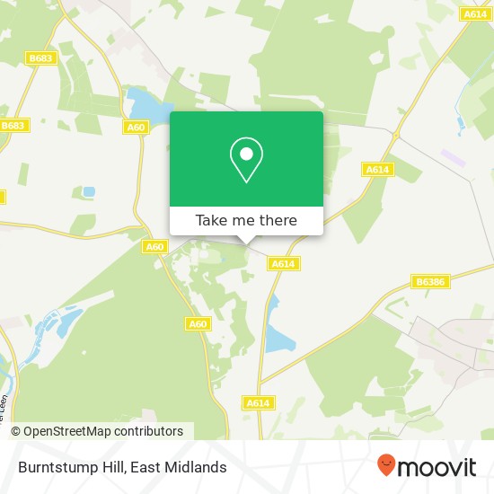 Burntstump Hill map