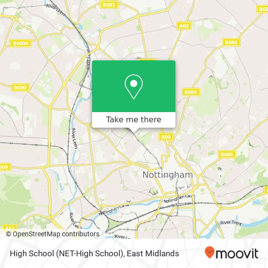 High School (NET-High School) map