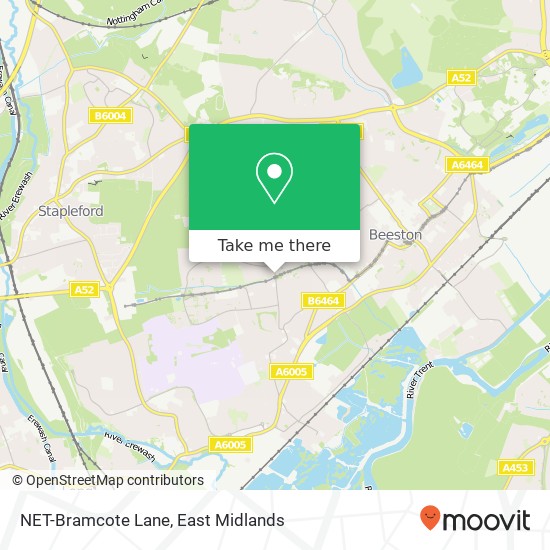 NET-Bramcote Lane map