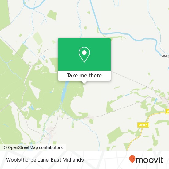 Woolsthorpe Lane map