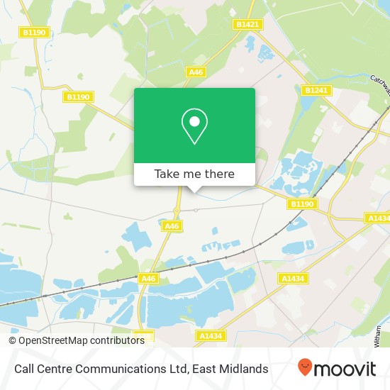 Call Centre Communications Ltd map