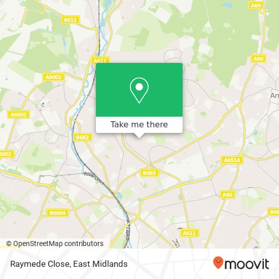 Raymede Close map