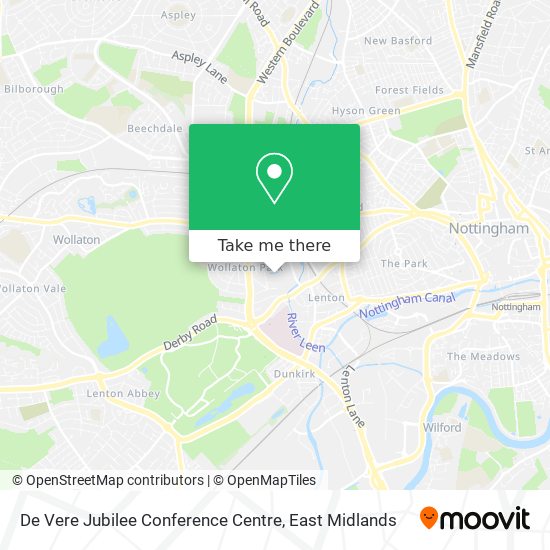 De Vere Jubilee Conference Centre map
