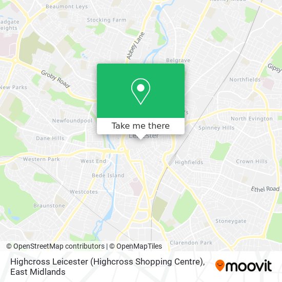Highcross Leicester (Highcross Shopping Centre) map