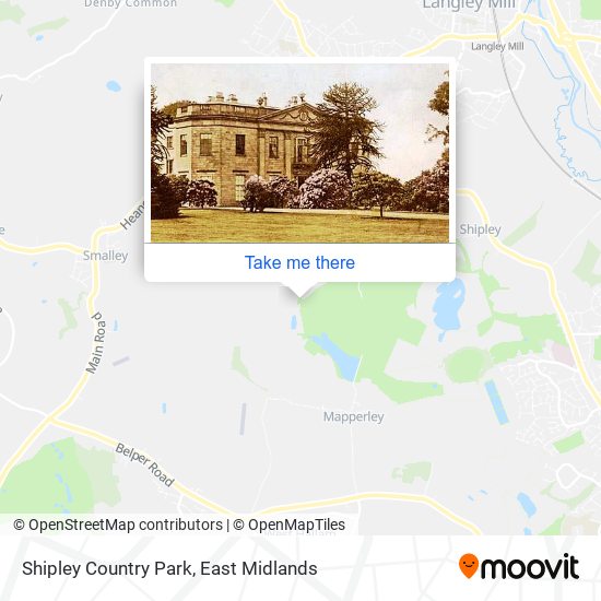Shipley Country Park map