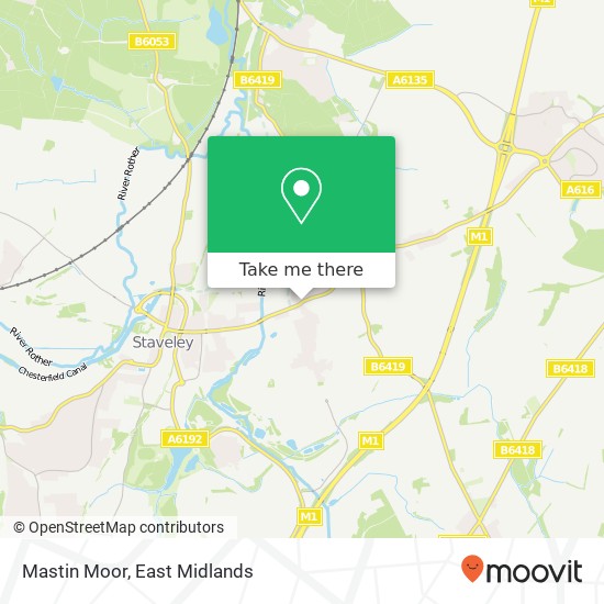 Mastin Moor map