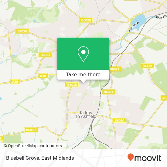 Bluebell Grove map