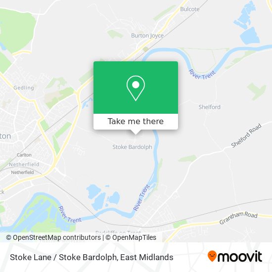 Stoke Lane / Stoke Bardolph map