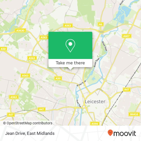 Jean Drive map