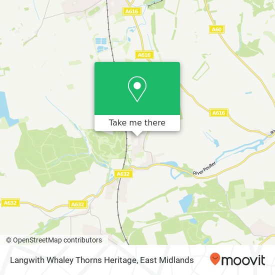 Langwith Whaley Thorns Heritage map