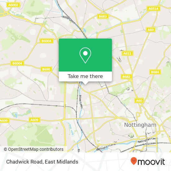 Chadwick Road map