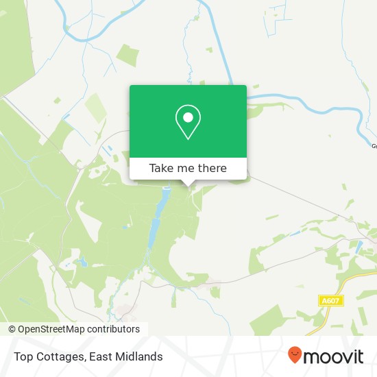 Top Cottages map