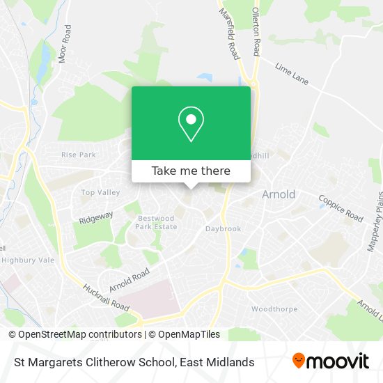 St Margarets Clitherow School map