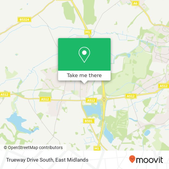 Trueway Drive South map