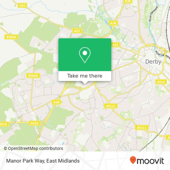 Manor Park Way map