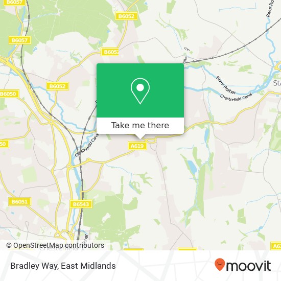 Bradley Way map