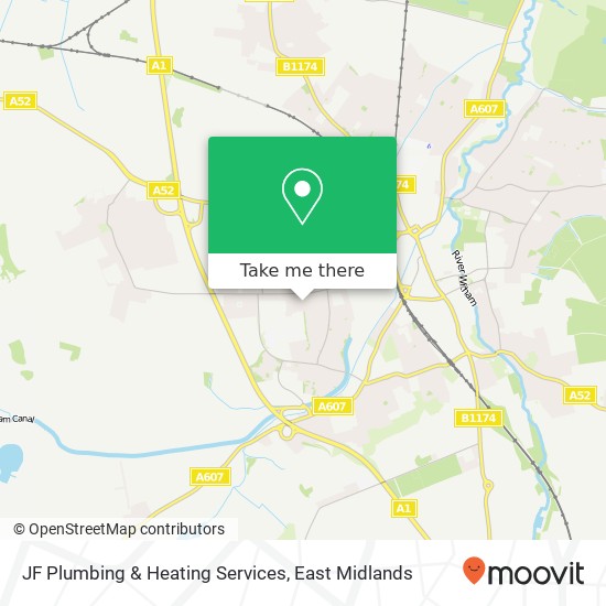 JF Plumbing & Heating Services map