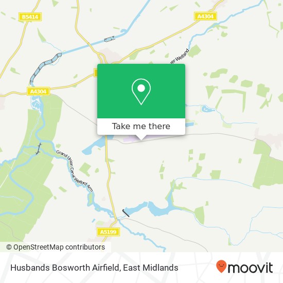 Husbands Bosworth Airfield map