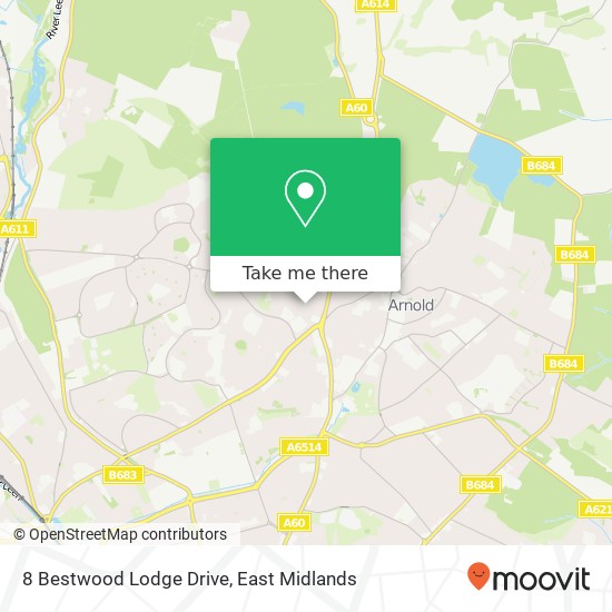 8 Bestwood Lodge Drive map