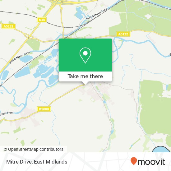 Mitre Drive map