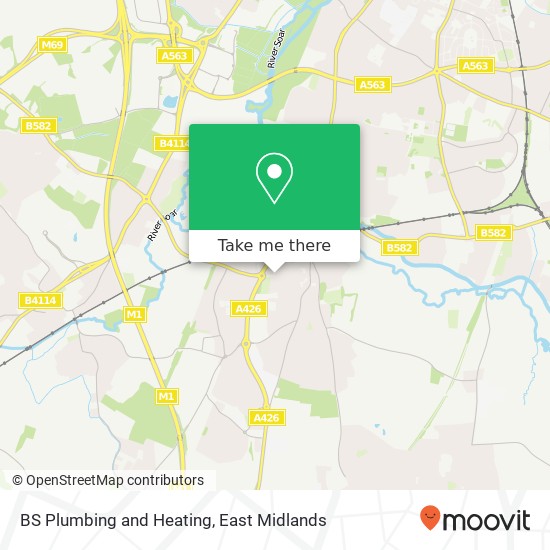 BS Plumbing and Heating map