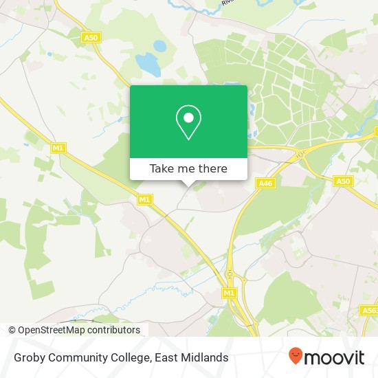 Groby Community College map