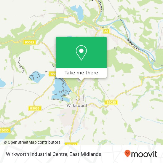 Wirkworth Industrial Centre map
