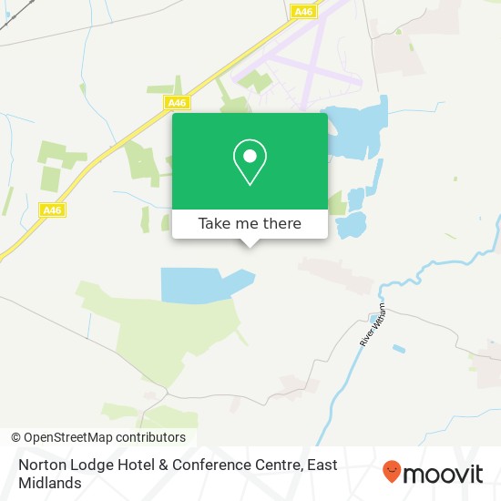 Norton Lodge Hotel & Conference Centre map