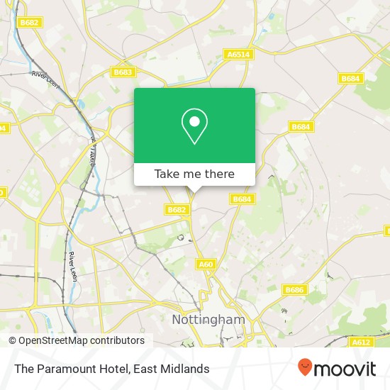 The Paramount Hotel map