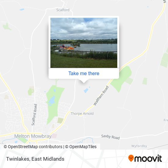 Twinlakes map