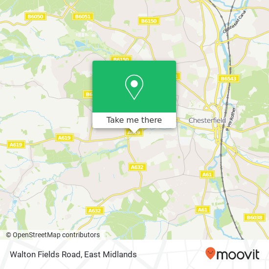 Walton Fields Road map