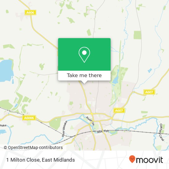 1 Milton Close map