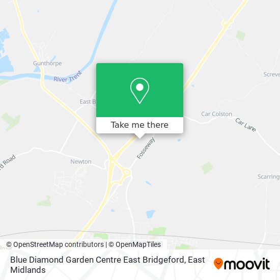 Blue Diamond Garden Centre East Bridgeford map