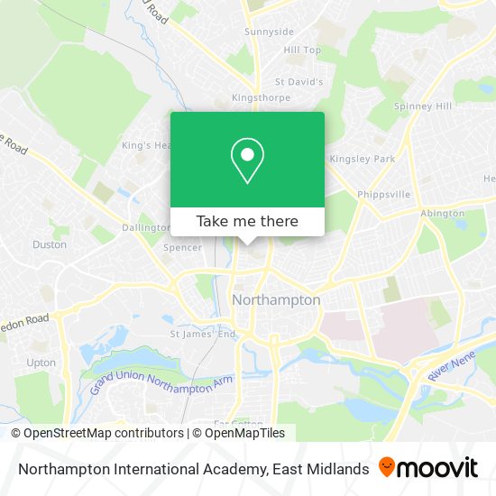Northampton International Academy map