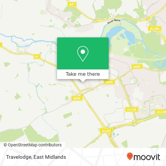 Travelodge map