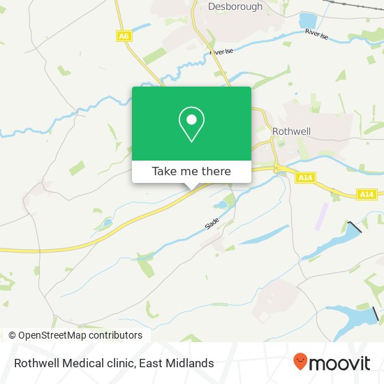 Rothwell Medical clinic map