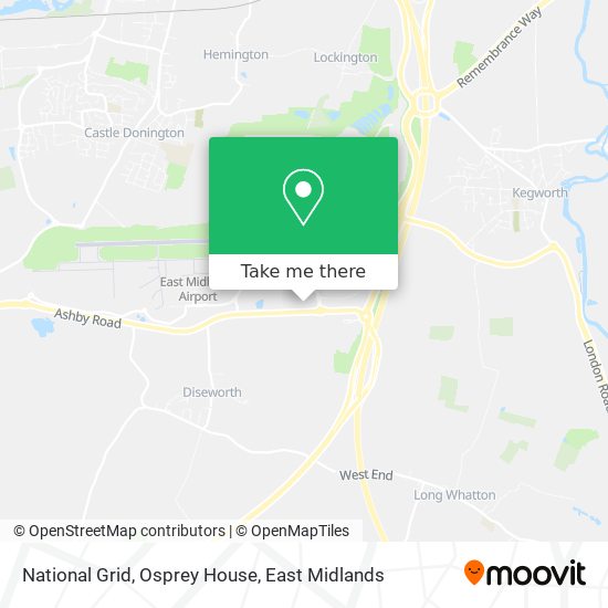 National Grid, Osprey House map