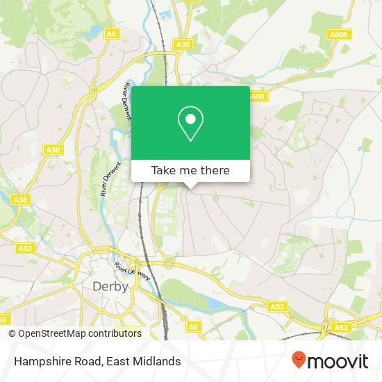 Hampshire Road map