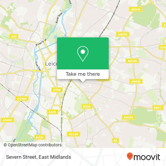 Severn Street map