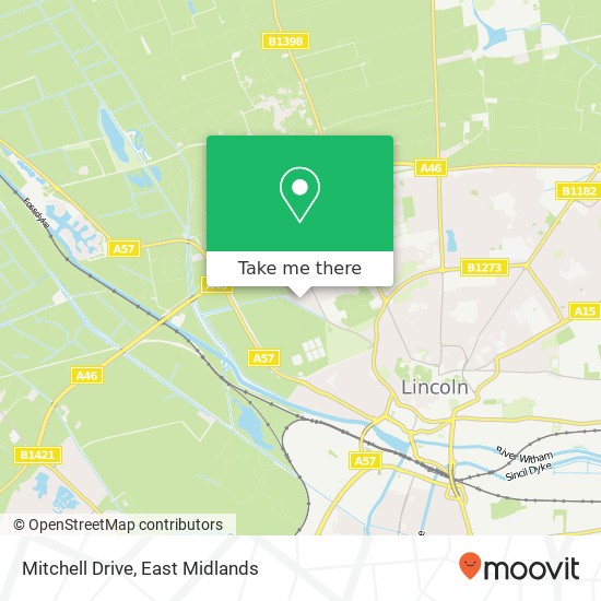 Mitchell Drive map
