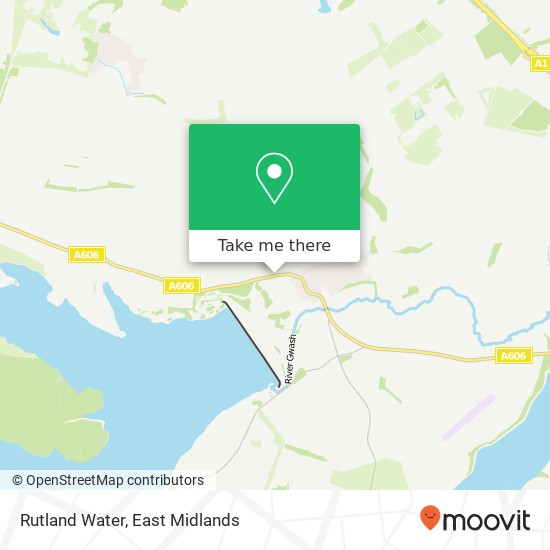 Rutland Water map