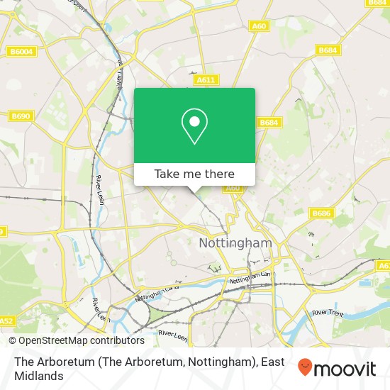 The Arboretum (The Arboretum, Nottingham) map