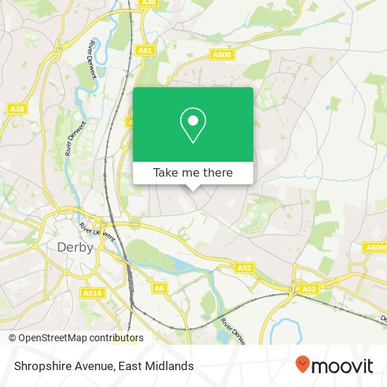 Shropshire Avenue map