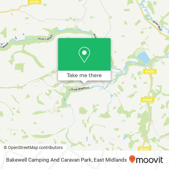 Bakewell Camping And Caravan Park map