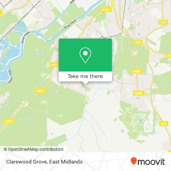 Clarewood Grove map