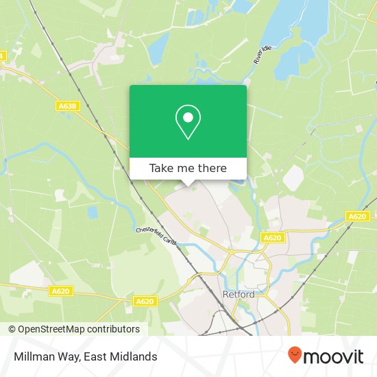 Millman Way map